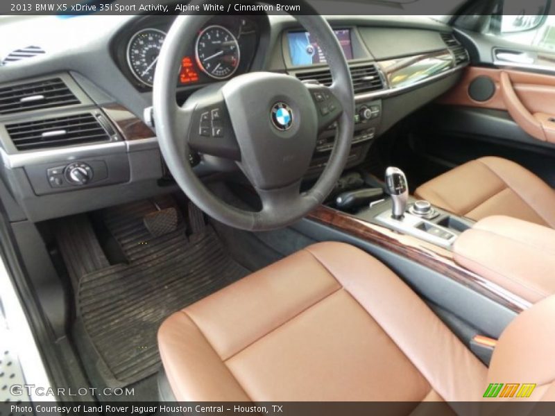 Alpine White / Cinnamon Brown 2013 BMW X5 xDrive 35i Sport Activity