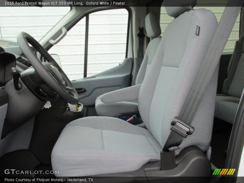 Front Seat of 2015 Transit Wagon XLT 350 MR Long