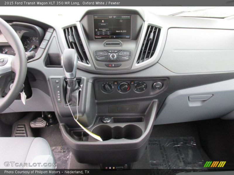 Dashboard of 2015 Transit Wagon XLT 350 MR Long