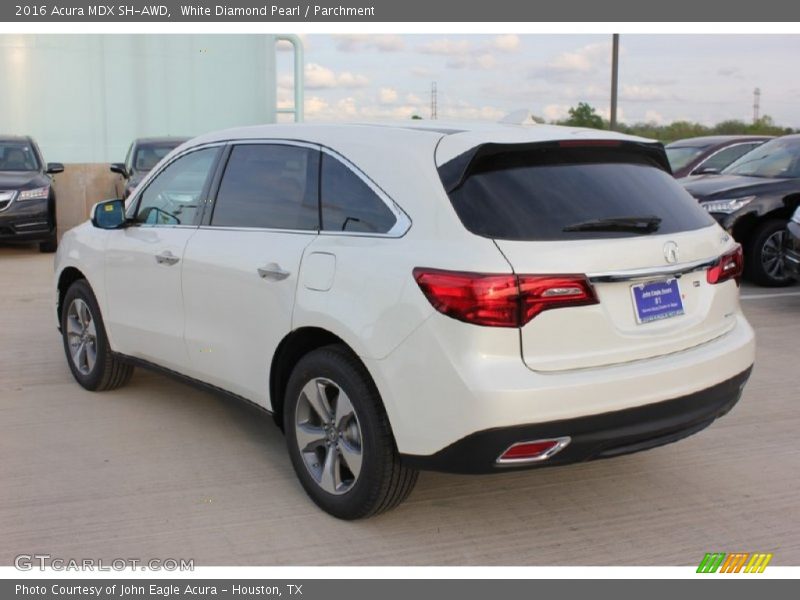 White Diamond Pearl / Parchment 2016 Acura MDX SH-AWD