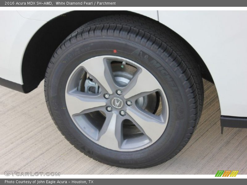 White Diamond Pearl / Parchment 2016 Acura MDX SH-AWD