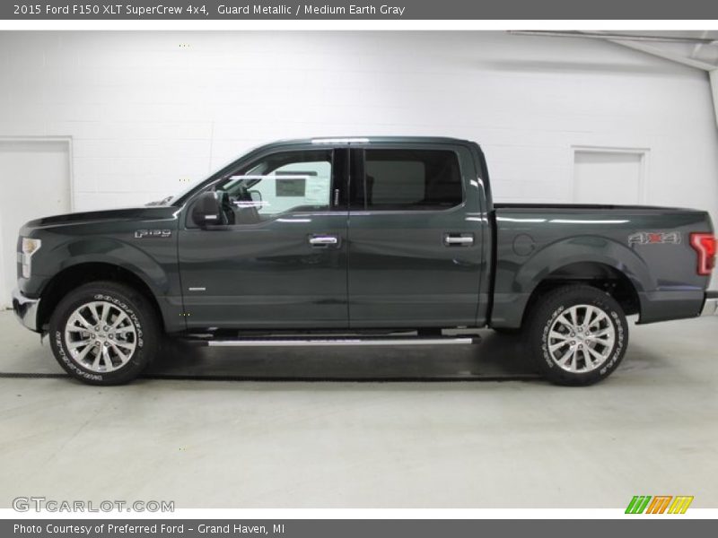 Guard Metallic / Medium Earth Gray 2015 Ford F150 XLT SuperCrew 4x4