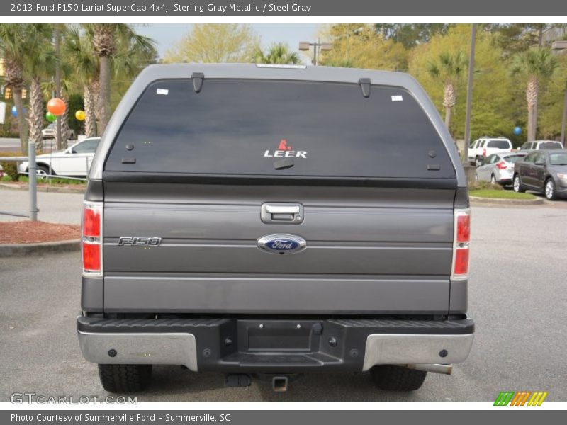 Sterling Gray Metallic / Steel Gray 2013 Ford F150 Lariat SuperCab 4x4
