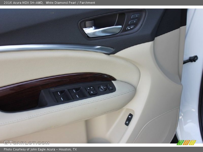 White Diamond Pearl / Parchment 2016 Acura MDX SH-AWD