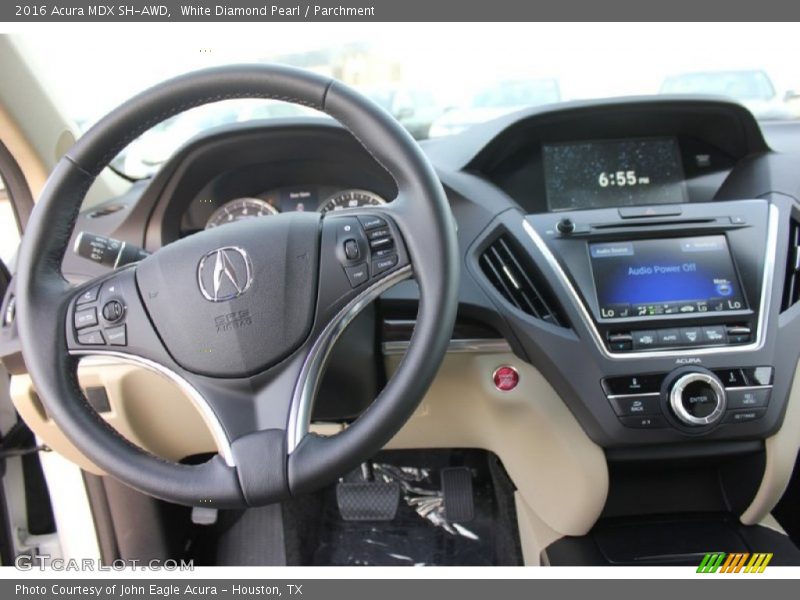 White Diamond Pearl / Parchment 2016 Acura MDX SH-AWD
