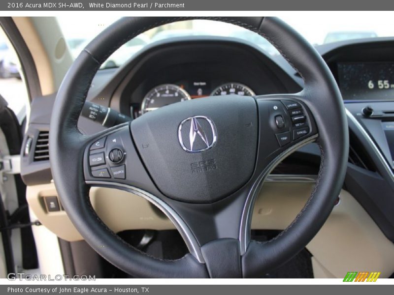 White Diamond Pearl / Parchment 2016 Acura MDX SH-AWD