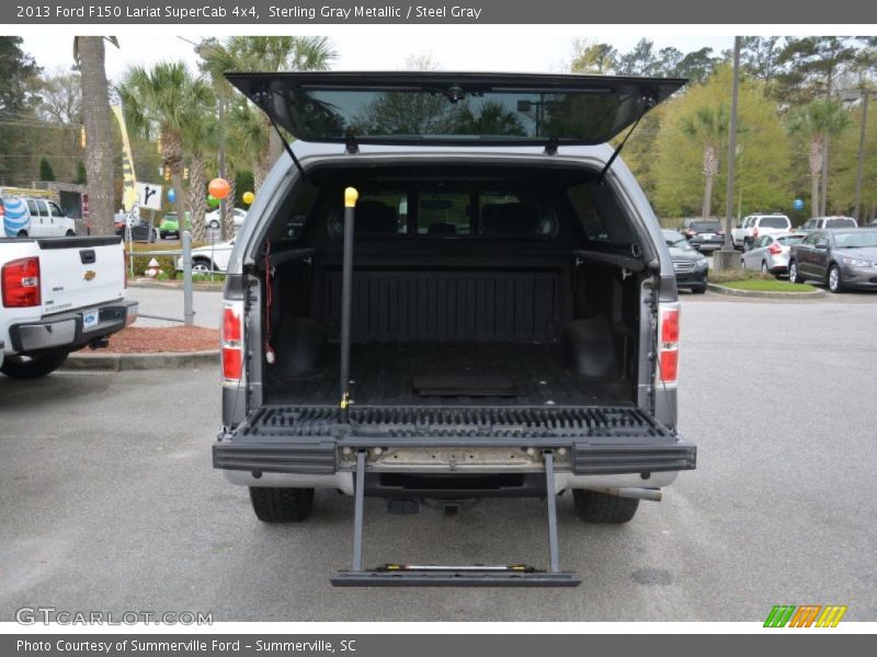 Sterling Gray Metallic / Steel Gray 2013 Ford F150 Lariat SuperCab 4x4