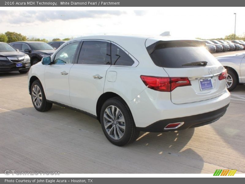 White Diamond Pearl / Parchment 2016 Acura MDX Technology