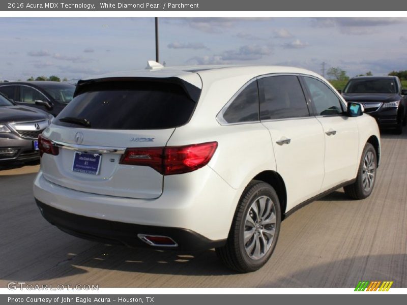 White Diamond Pearl / Parchment 2016 Acura MDX Technology