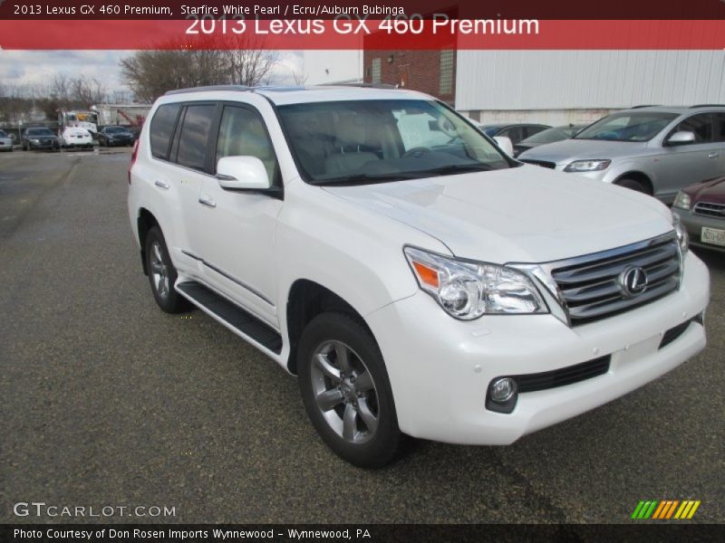 Starfire White Pearl / Ecru/Auburn Bubinga 2013 Lexus GX 460 Premium