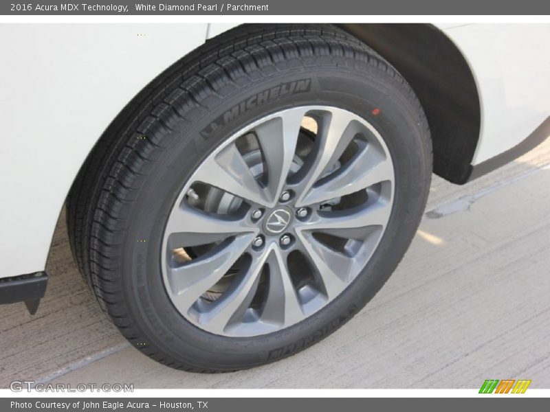 White Diamond Pearl / Parchment 2016 Acura MDX Technology
