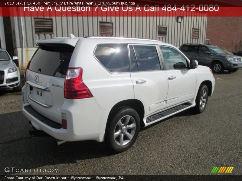 Starfire White Pearl / Ecru/Auburn Bubinga 2013 Lexus GX 460 Premium