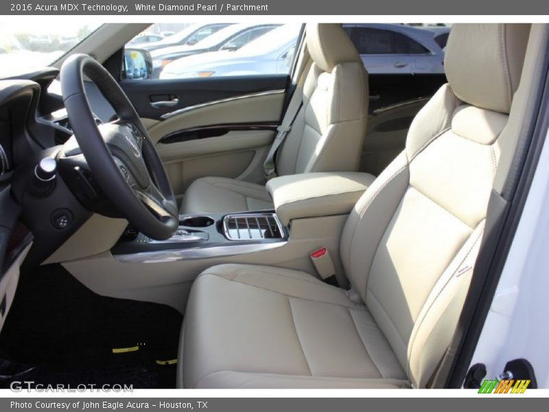 White Diamond Pearl / Parchment 2016 Acura MDX Technology