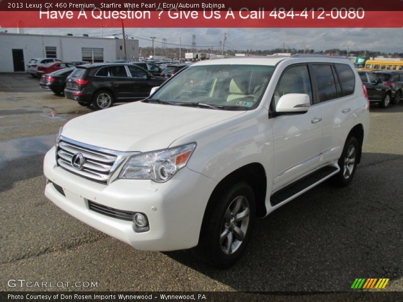 Starfire White Pearl / Ecru/Auburn Bubinga 2013 Lexus GX 460 Premium