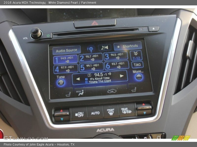 White Diamond Pearl / Parchment 2016 Acura MDX Technology