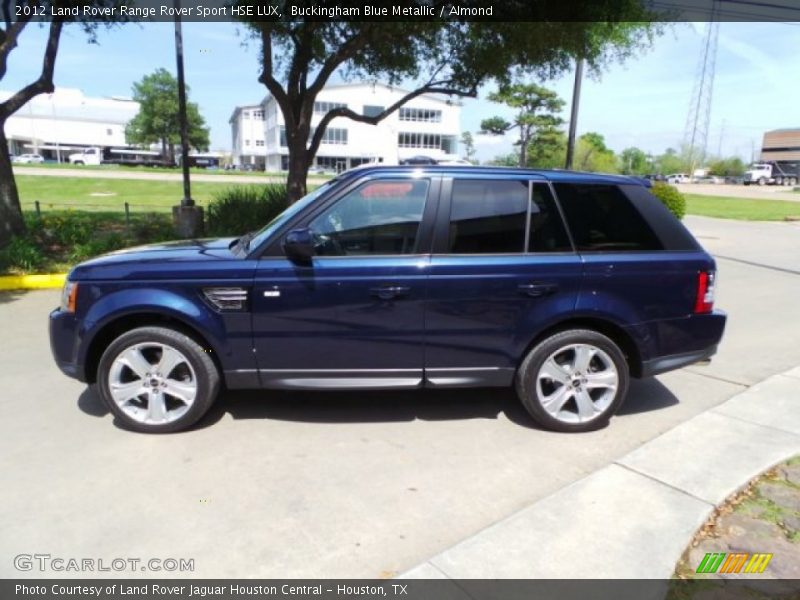 Buckingham Blue Metallic / Almond 2012 Land Rover Range Rover Sport HSE LUX