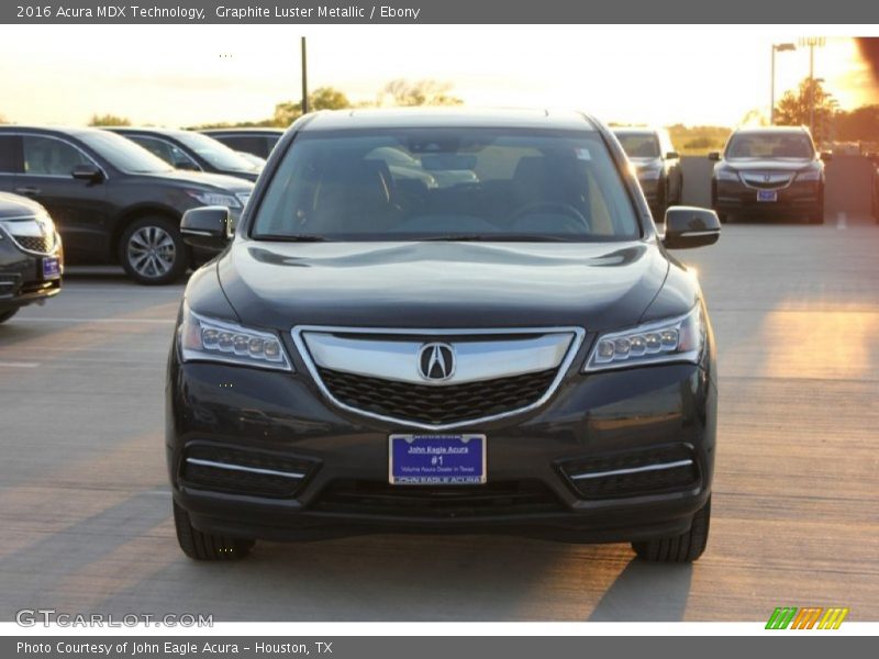 Graphite Luster Metallic / Ebony 2016 Acura MDX Technology