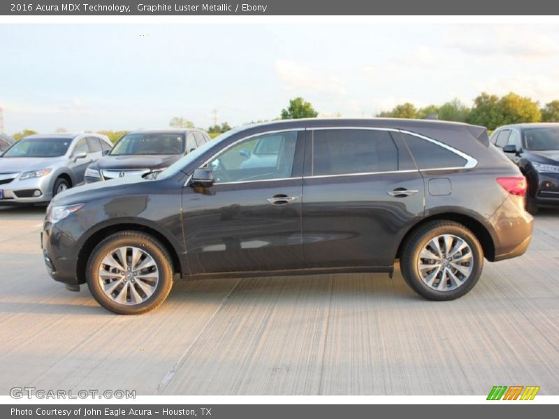 Graphite Luster Metallic / Ebony 2016 Acura MDX Technology