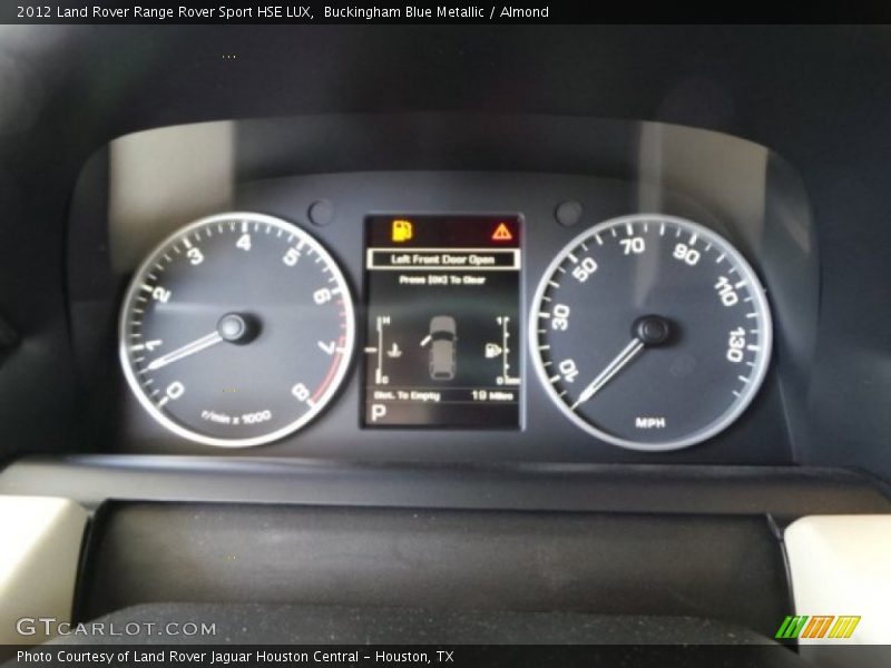 Buckingham Blue Metallic / Almond 2012 Land Rover Range Rover Sport HSE LUX