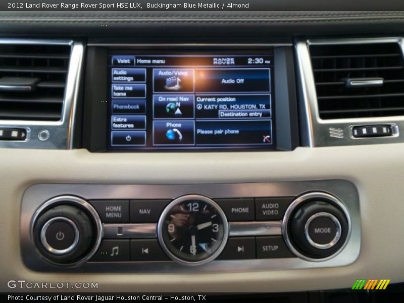 Buckingham Blue Metallic / Almond 2012 Land Rover Range Rover Sport HSE LUX
