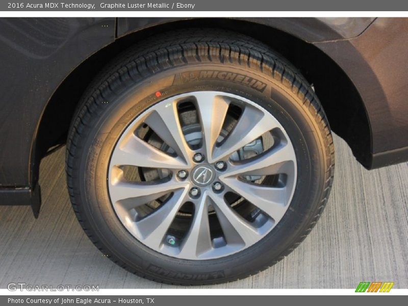 Graphite Luster Metallic / Ebony 2016 Acura MDX Technology