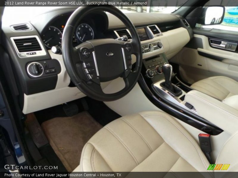 Buckingham Blue Metallic / Almond 2012 Land Rover Range Rover Sport HSE LUX