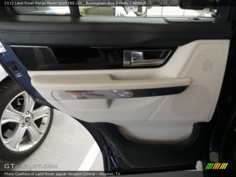 Buckingham Blue Metallic / Almond 2012 Land Rover Range Rover Sport HSE LUX