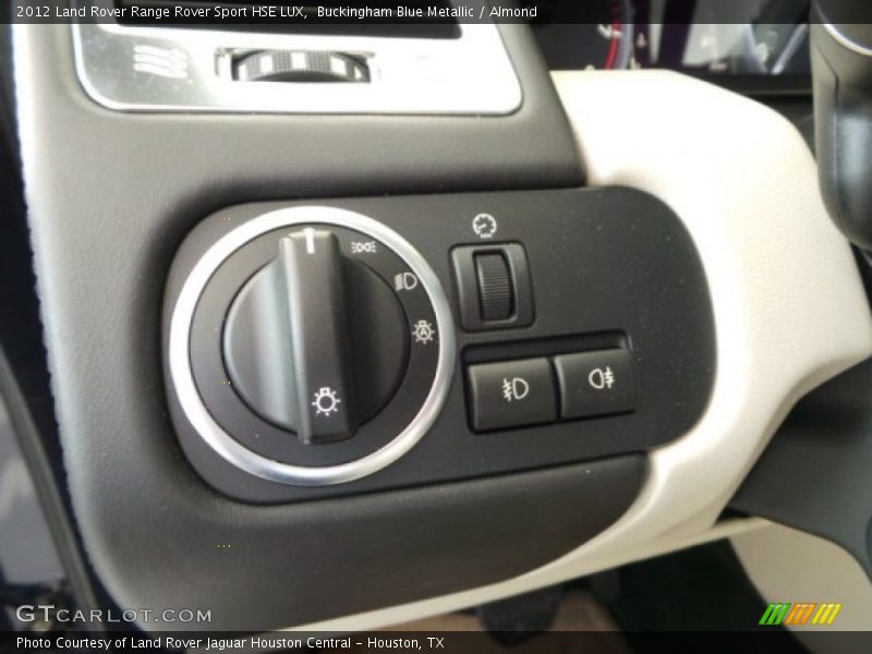 Buckingham Blue Metallic / Almond 2012 Land Rover Range Rover Sport HSE LUX