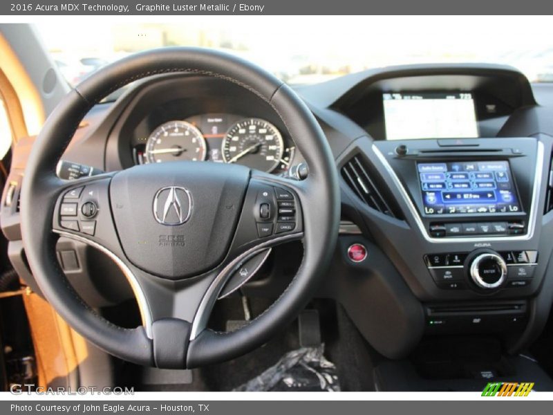 Graphite Luster Metallic / Ebony 2016 Acura MDX Technology