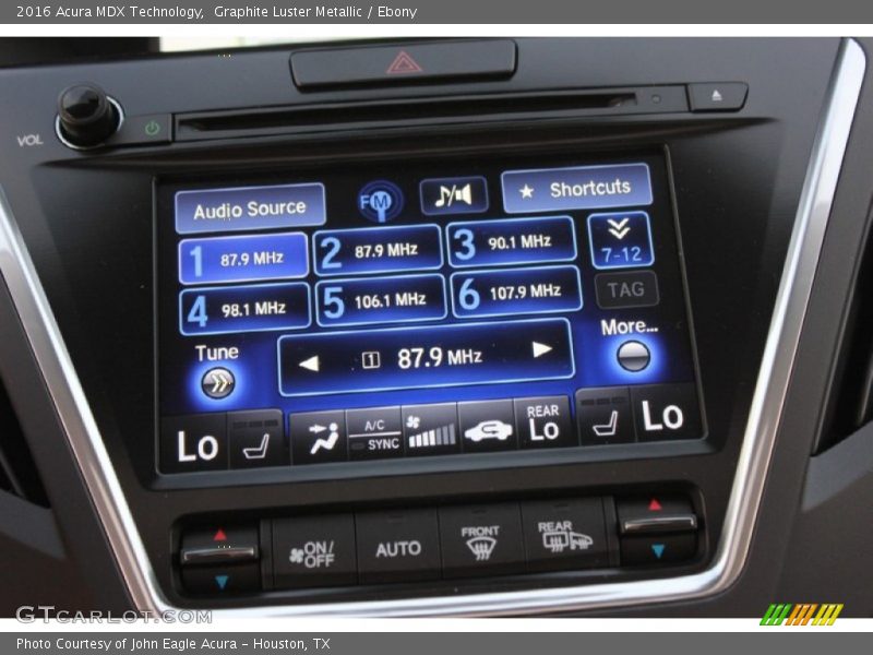 Graphite Luster Metallic / Ebony 2016 Acura MDX Technology