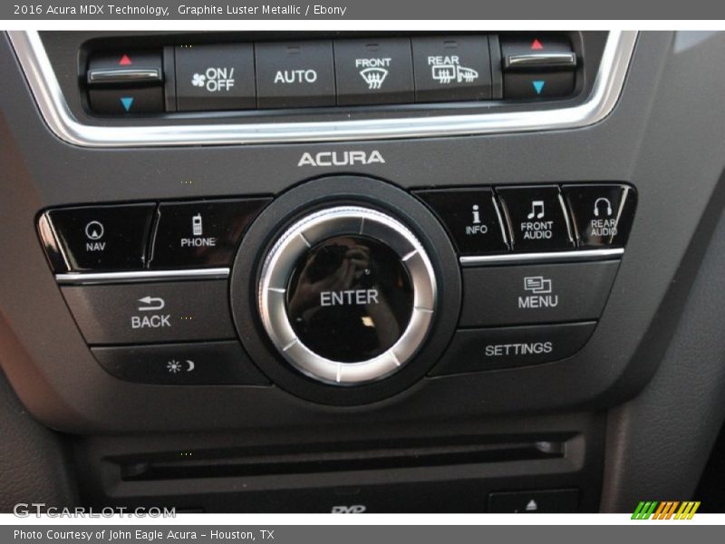 Graphite Luster Metallic / Ebony 2016 Acura MDX Technology