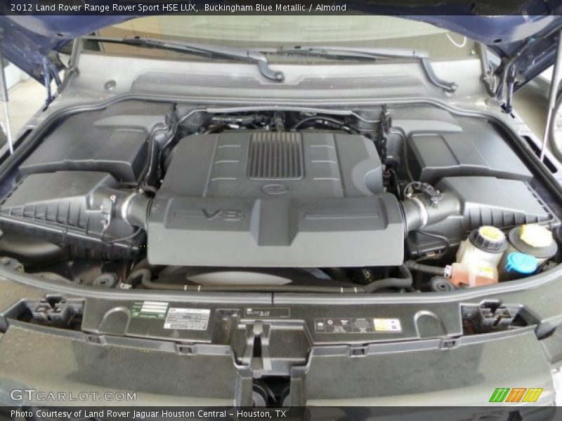 Buckingham Blue Metallic / Almond 2012 Land Rover Range Rover Sport HSE LUX