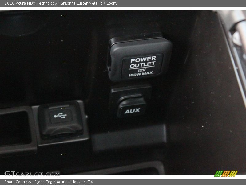 Graphite Luster Metallic / Ebony 2016 Acura MDX Technology