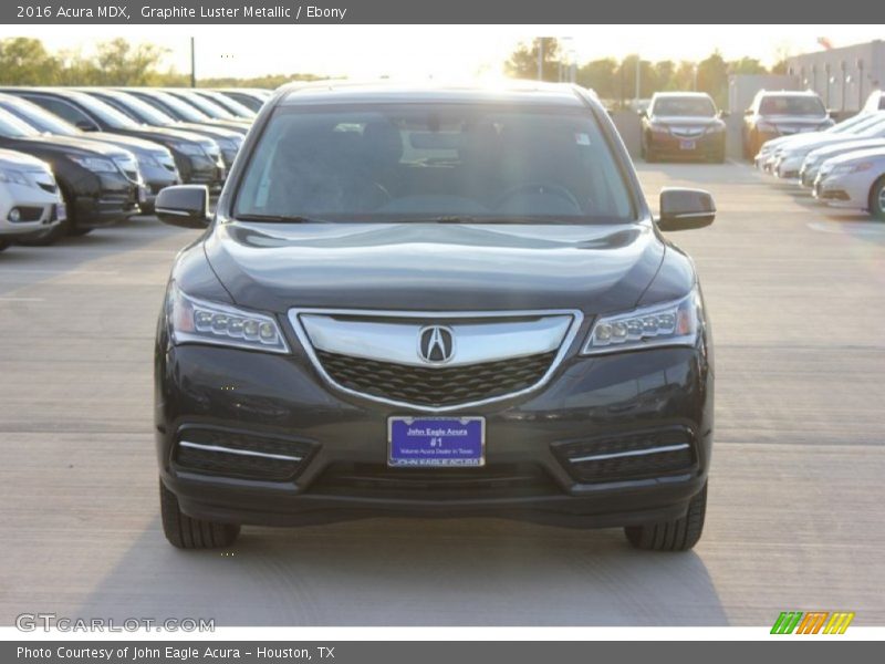 Graphite Luster Metallic / Ebony 2016 Acura MDX