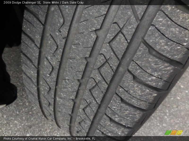 Stone White / Dark Slate Gray 2009 Dodge Challenger SE
