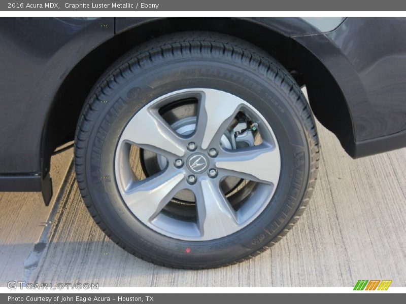 Graphite Luster Metallic / Ebony 2016 Acura MDX