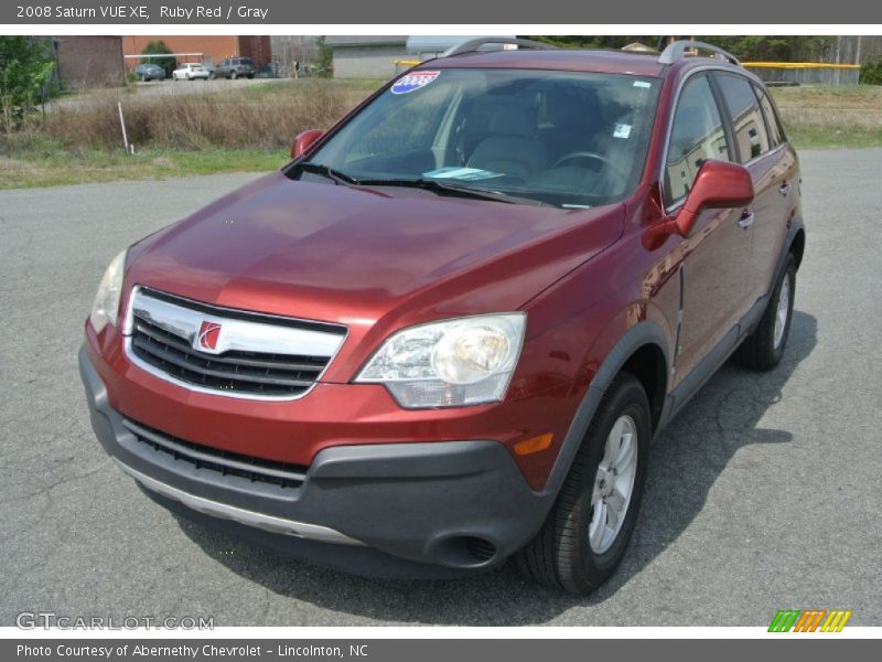 Ruby Red / Gray 2008 Saturn VUE XE