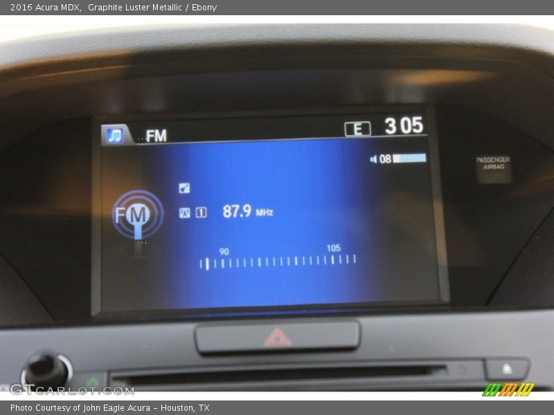 Graphite Luster Metallic / Ebony 2016 Acura MDX