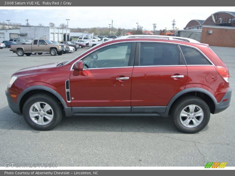 Ruby Red / Gray 2008 Saturn VUE XE