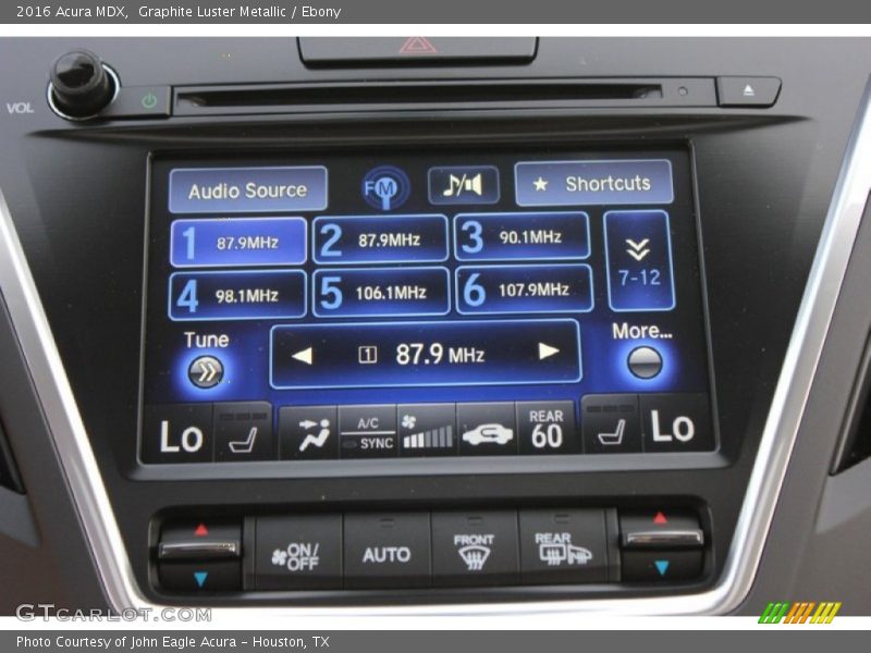 Graphite Luster Metallic / Ebony 2016 Acura MDX