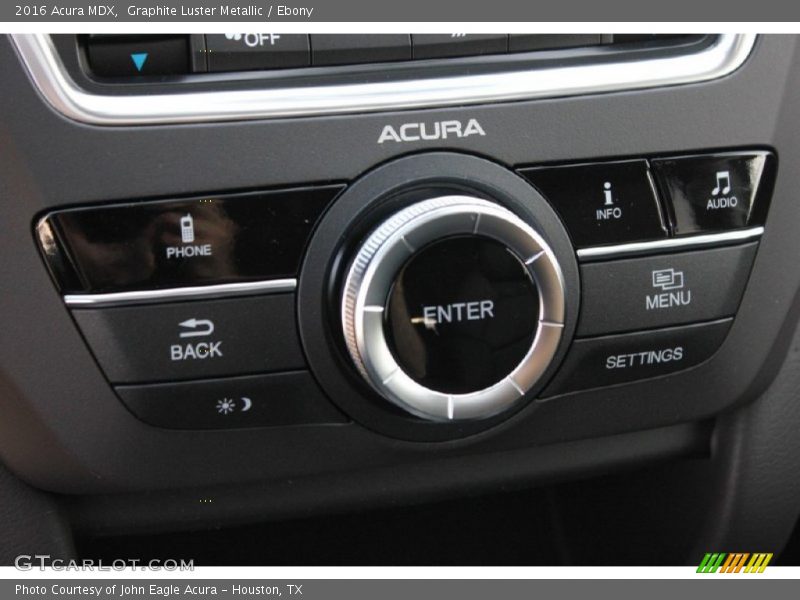 Graphite Luster Metallic / Ebony 2016 Acura MDX