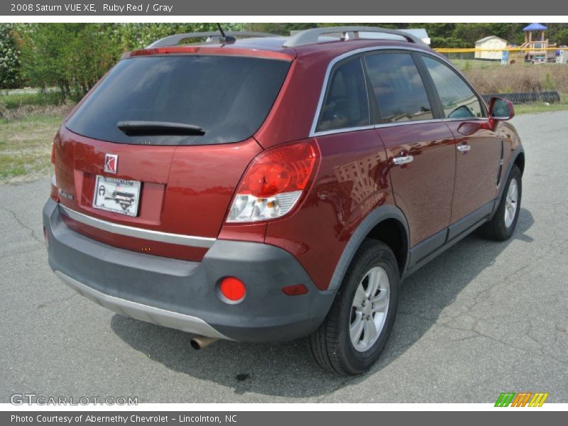 Ruby Red / Gray 2008 Saturn VUE XE