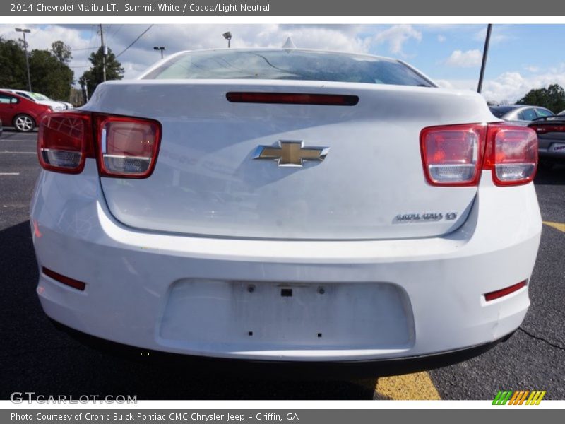 Summit White / Cocoa/Light Neutral 2014 Chevrolet Malibu LT