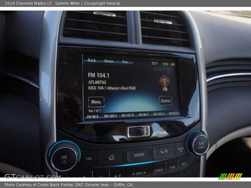 Summit White / Cocoa/Light Neutral 2014 Chevrolet Malibu LT