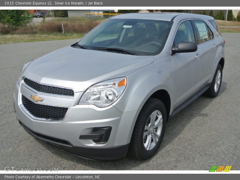 Silver Ice Metallic / Jet Black 2015 Chevrolet Equinox LS