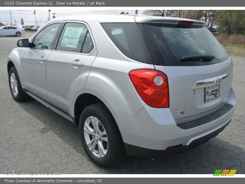 Silver Ice Metallic / Jet Black 2015 Chevrolet Equinox LS