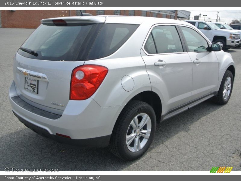 Silver Ice Metallic / Jet Black 2015 Chevrolet Equinox LS