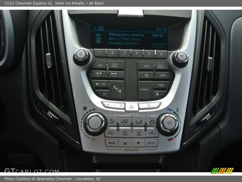 Silver Ice Metallic / Jet Black 2015 Chevrolet Equinox LS