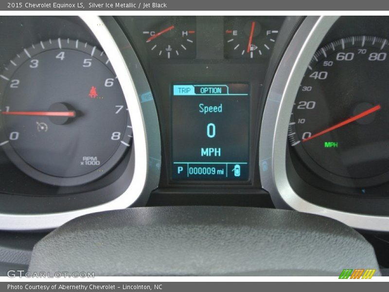Silver Ice Metallic / Jet Black 2015 Chevrolet Equinox LS