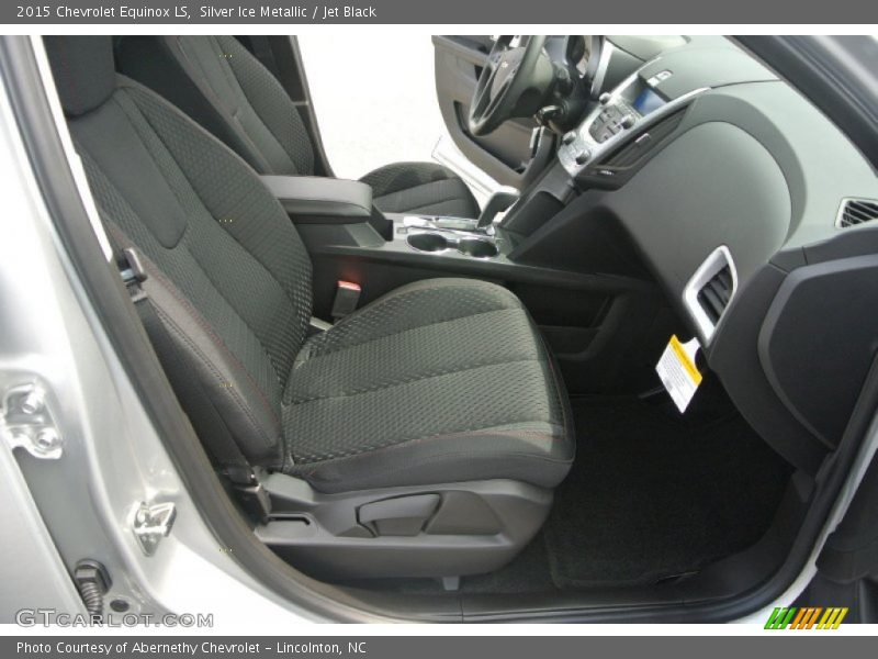 Silver Ice Metallic / Jet Black 2015 Chevrolet Equinox LS